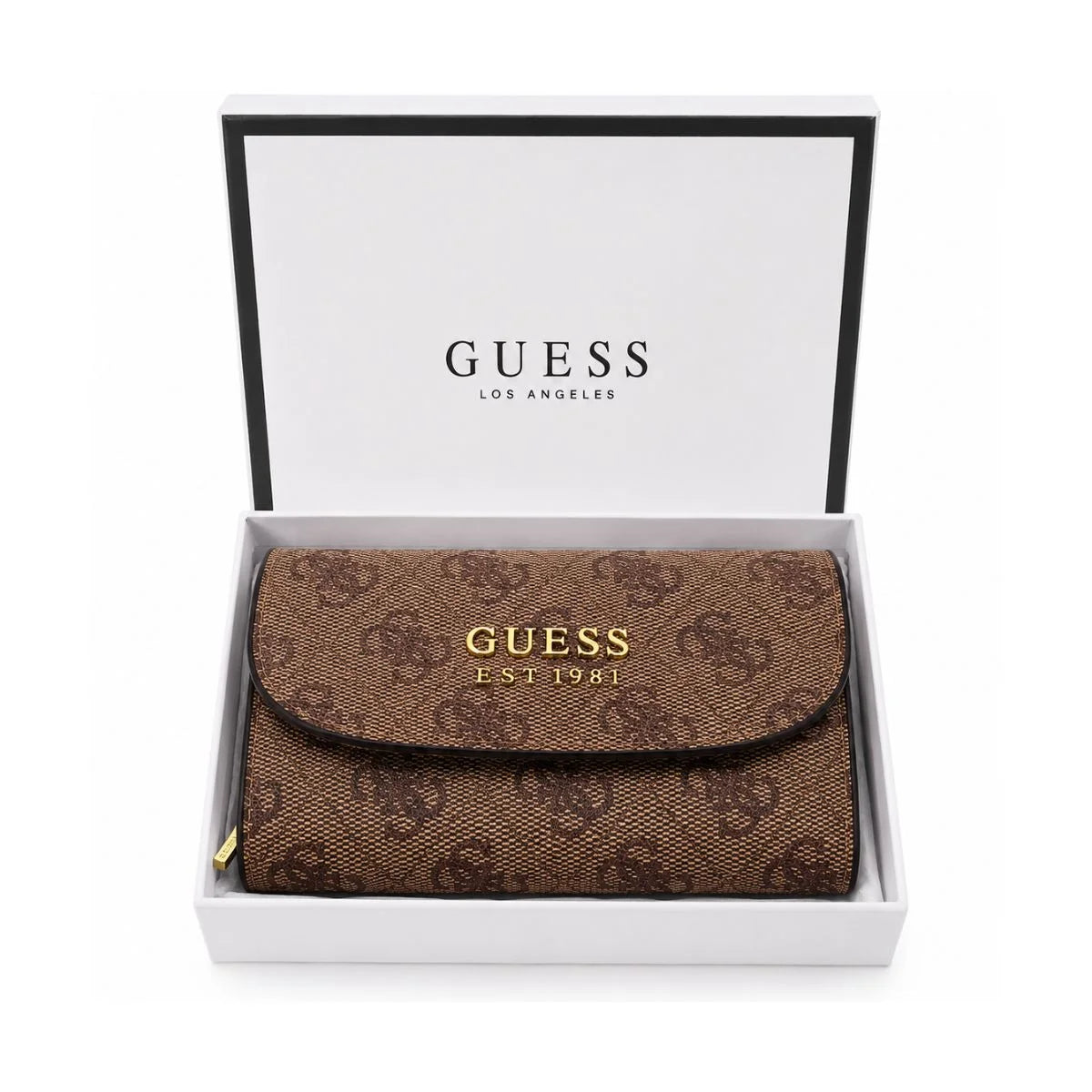 GUESS Monogram Zip Organiser wallet Women - BEG - Beige