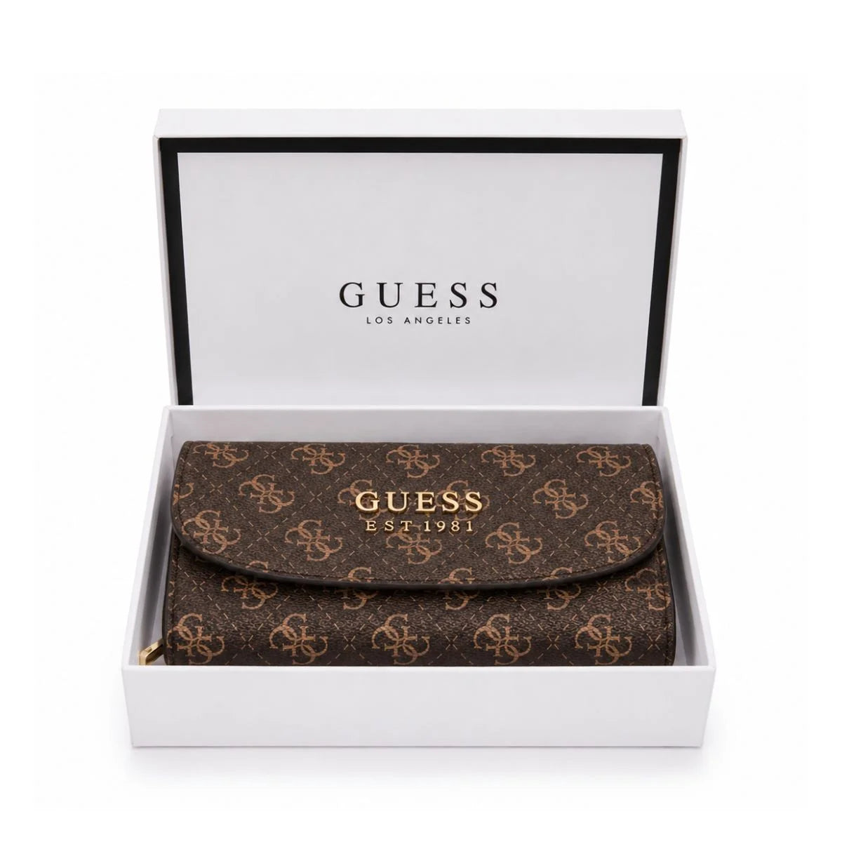 GUESS Monogram Zip Organiser wallet Women - BRN - Brown