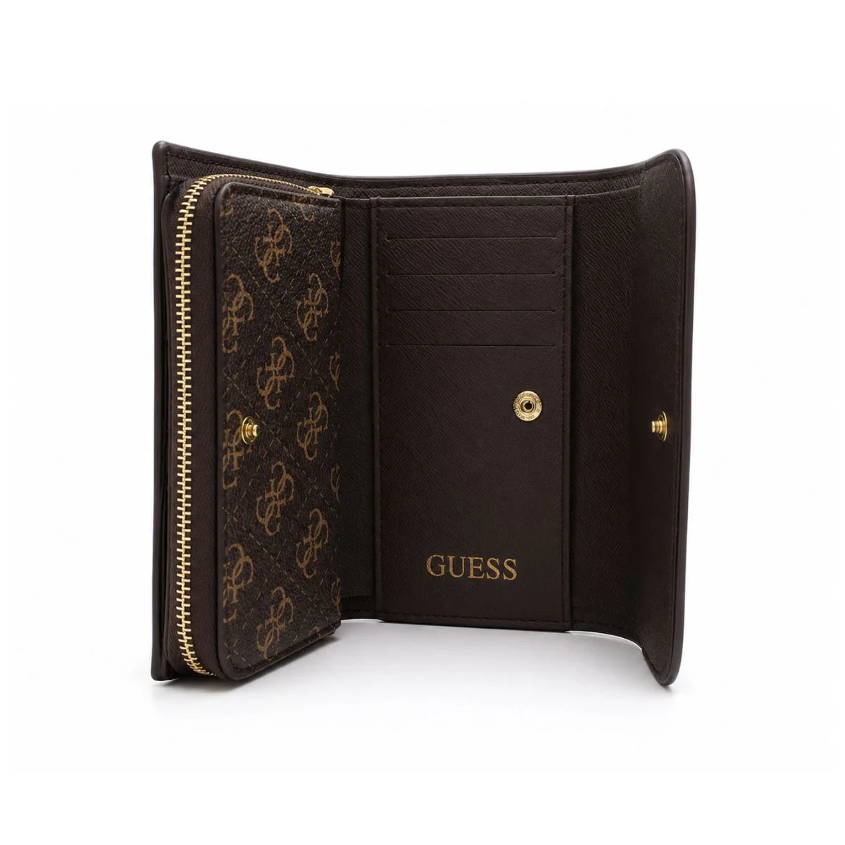GUESS Monogram Zip Organiser wallet Women - BRN - Brown