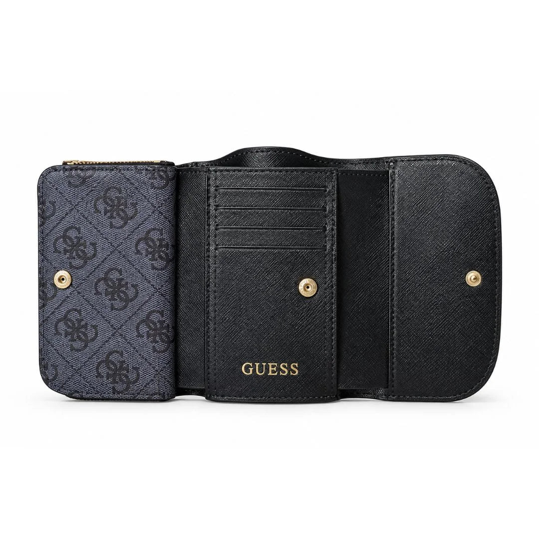 GUESS Monogram Zip Organiser wallet Women - COL - Coal