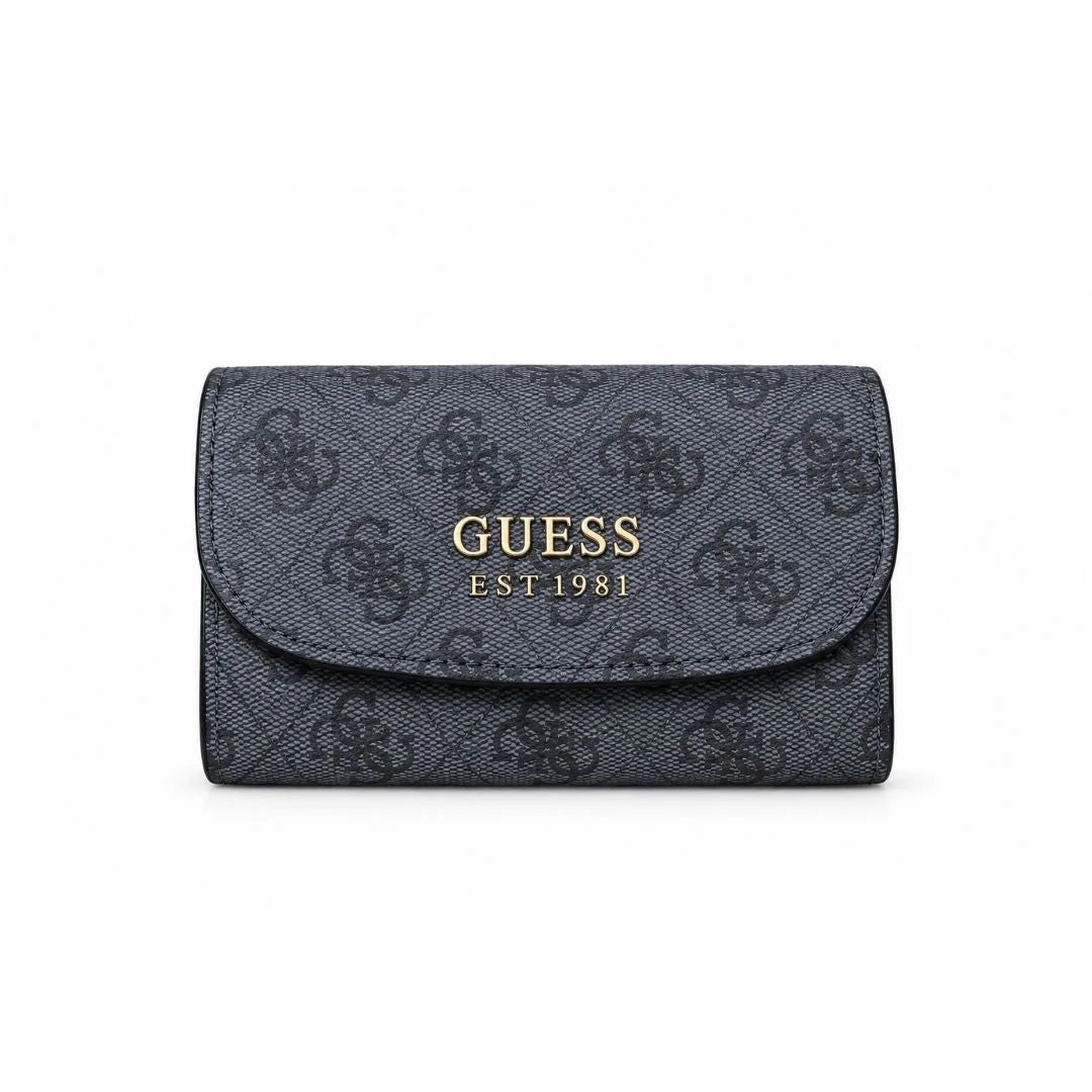 GUESS Monogram Zip Organiser wallet Women - COL - Coal