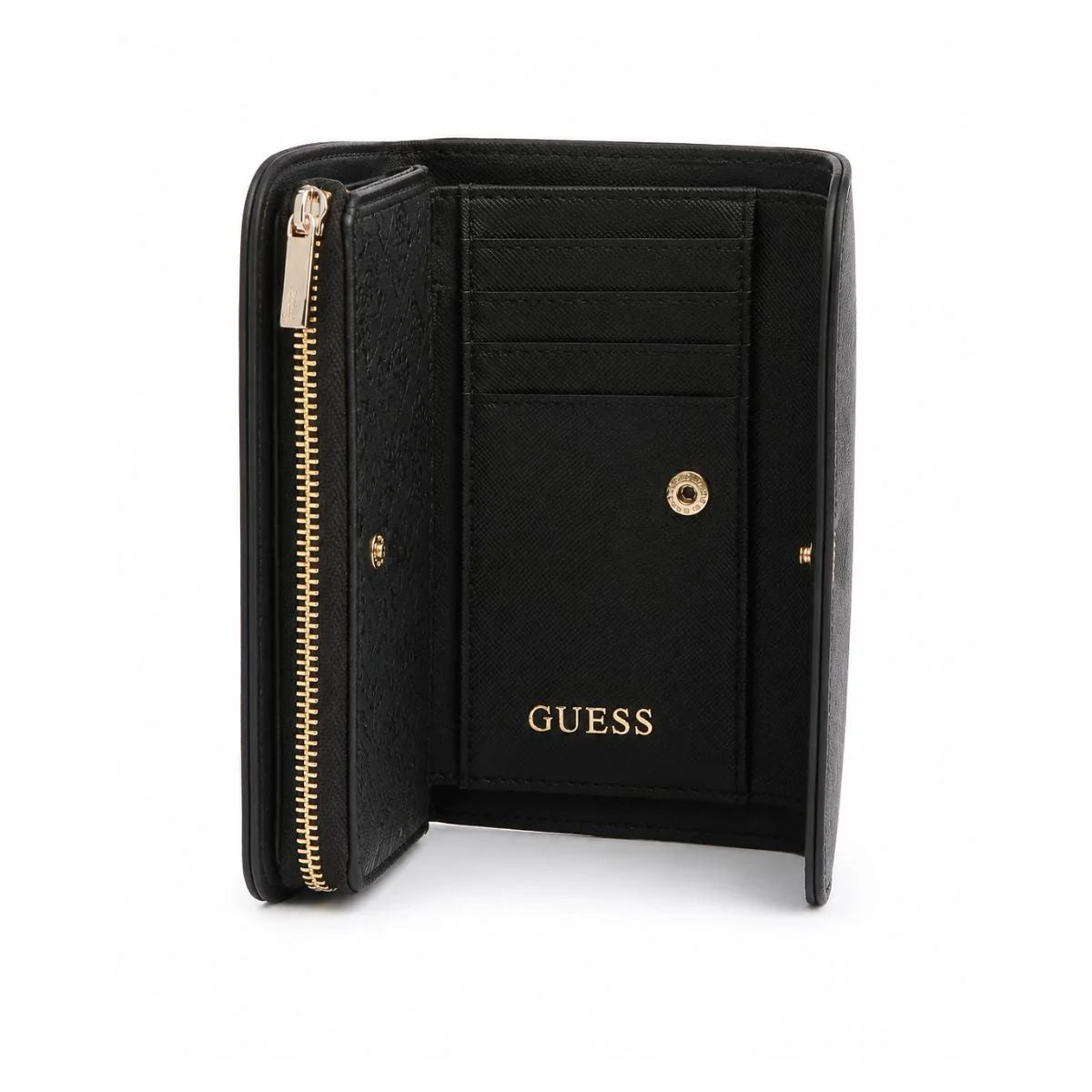 GUESS Monogram Zip Organiser wallet Women - COL - Coal