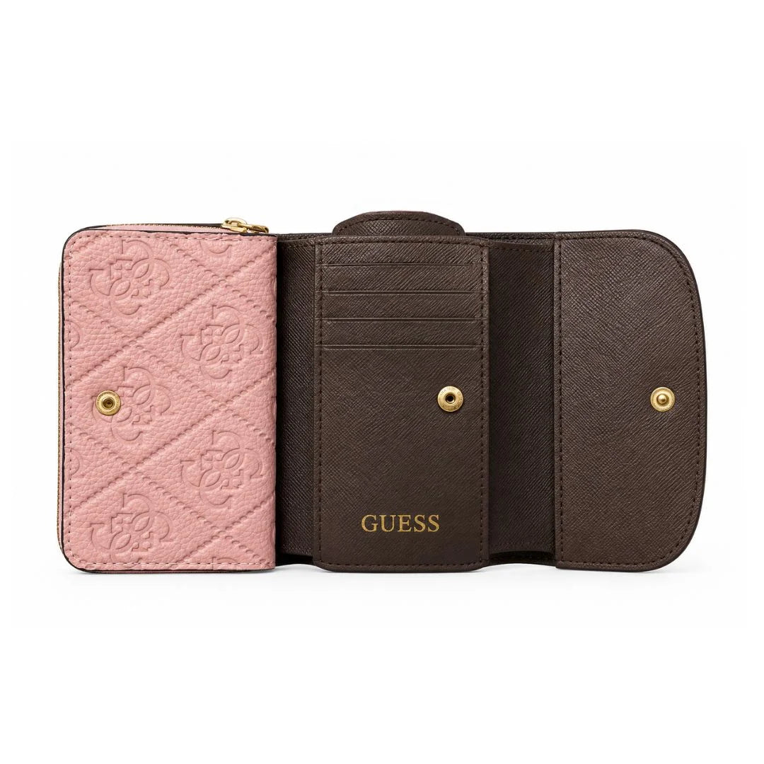 GUESS Monogram Zip Organiser Wallet Women - PNK - Pink