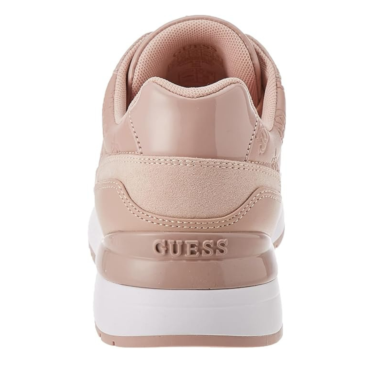 Guess Moxea 2 Blush Women’s Faux Leather Sneakers-PNK - Pink