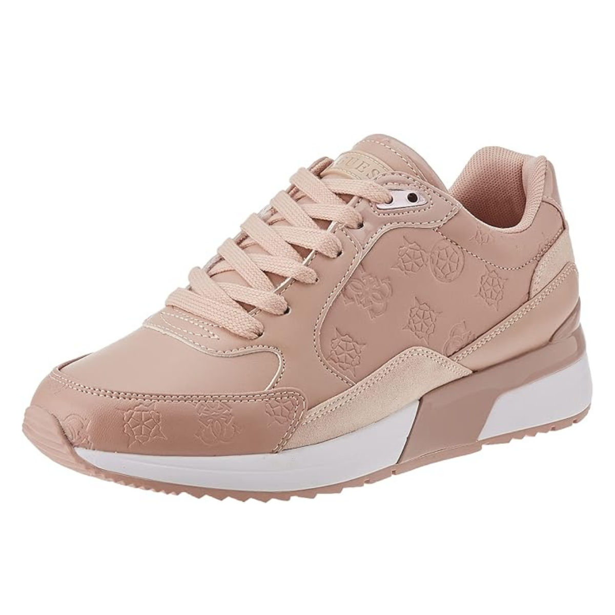 Guess Moxea 2 Blush Women’s Faux Leather Sneakers-PNK - Pink