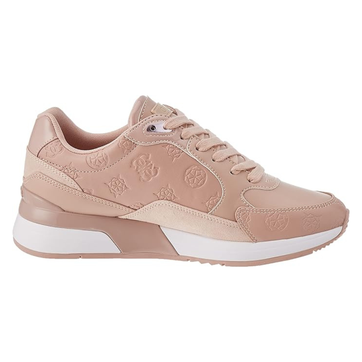 Guess Moxea 2 Blush Women’s Faux Leather Sneakers-PNK - Pink