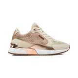 GUESS Moxea 4G Logo Sneakers - BEGBRZ - Beige/ Bronze / 36.5