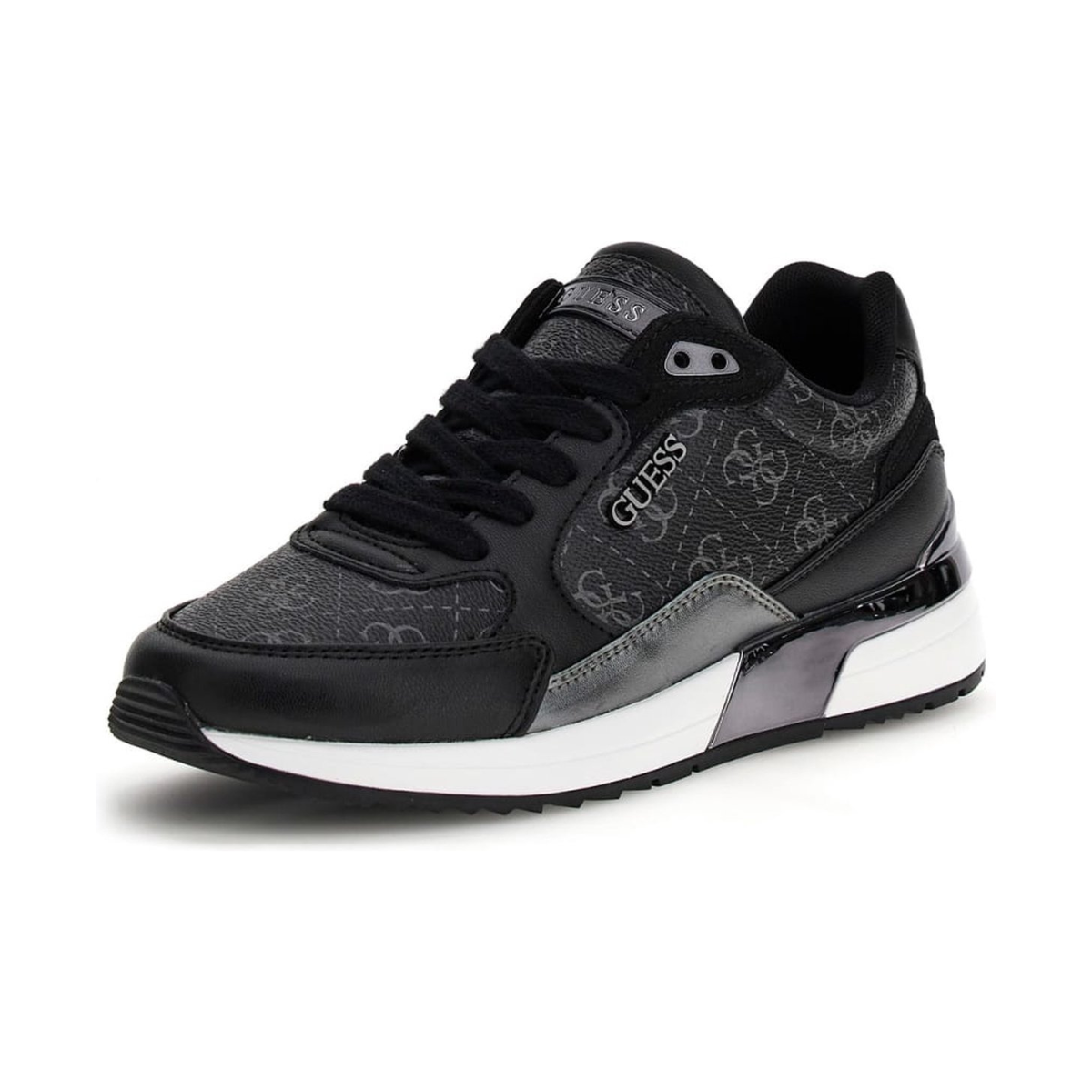 GUESS Moxea 4G Logo Sneakers - BLKSLV