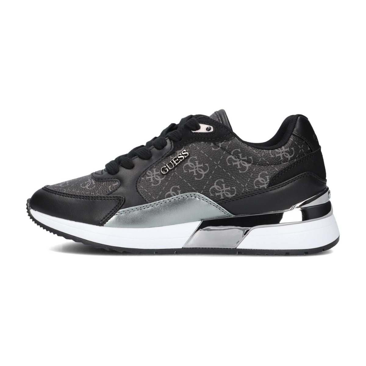 GUESS Moxea 4G Logo Sneakers - BLKSLV