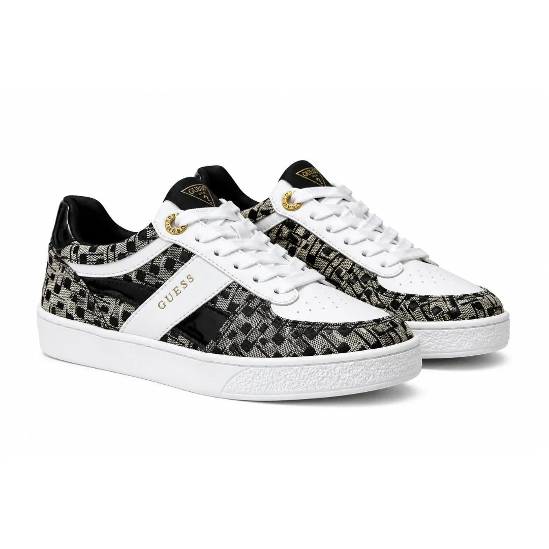 GUESS Naima Low-Top Sneakers Women - BLKWHT