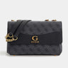 GUESS Nell Logo Crossbody Bag- BLK - Black