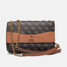 GUESS Nell Logo Crossbody Bag - BRW - Brown - Bags