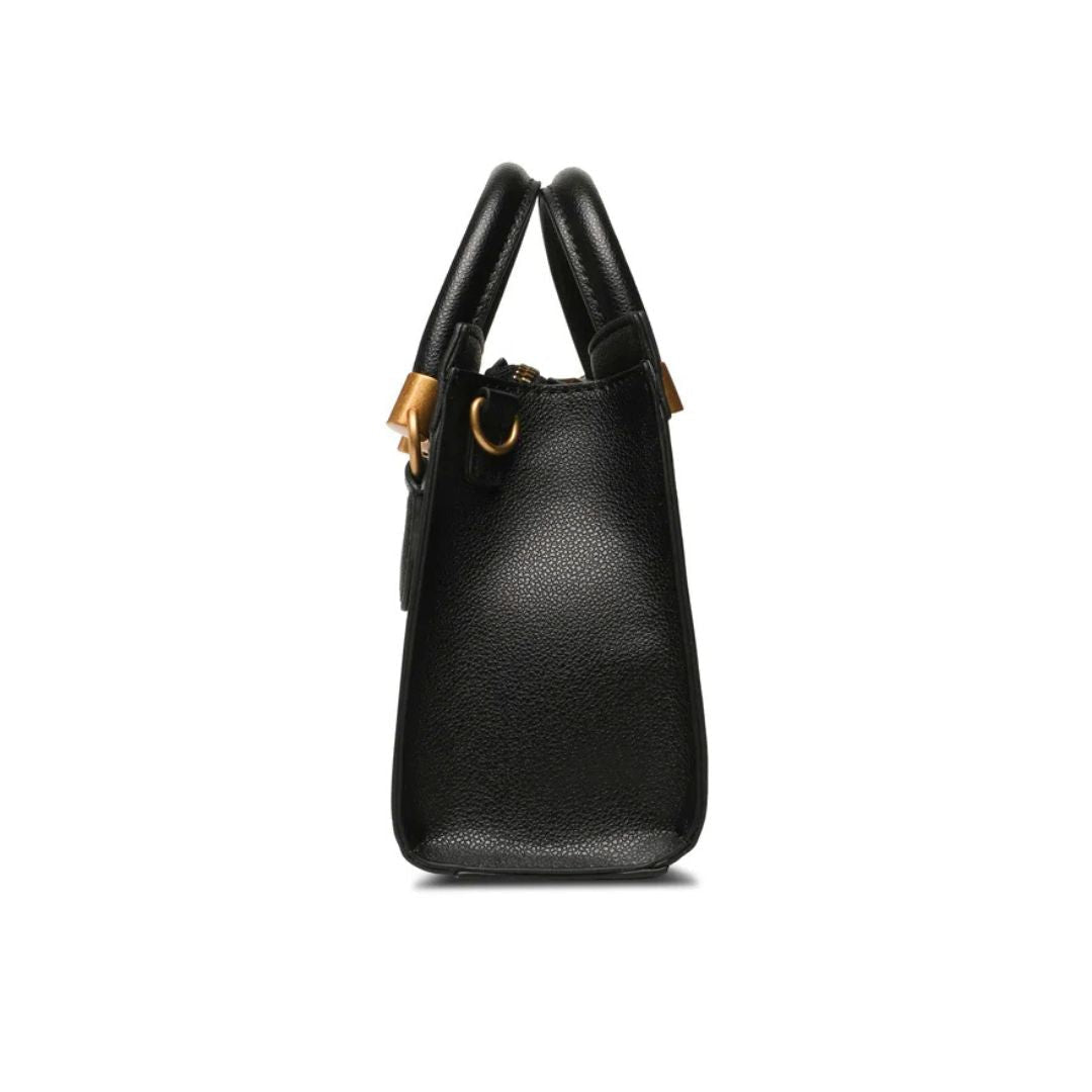 GUESS Nell Mini Satchel Bag BLK Black