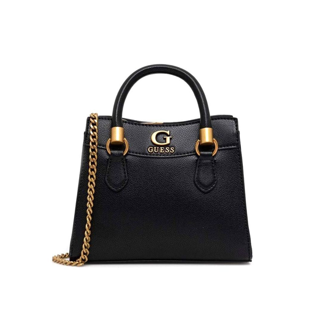 GUESS Nell Mini Satchel Bag BLK Black
