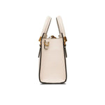 GUESS Nell Mini Satchel Bag OFFWHT White