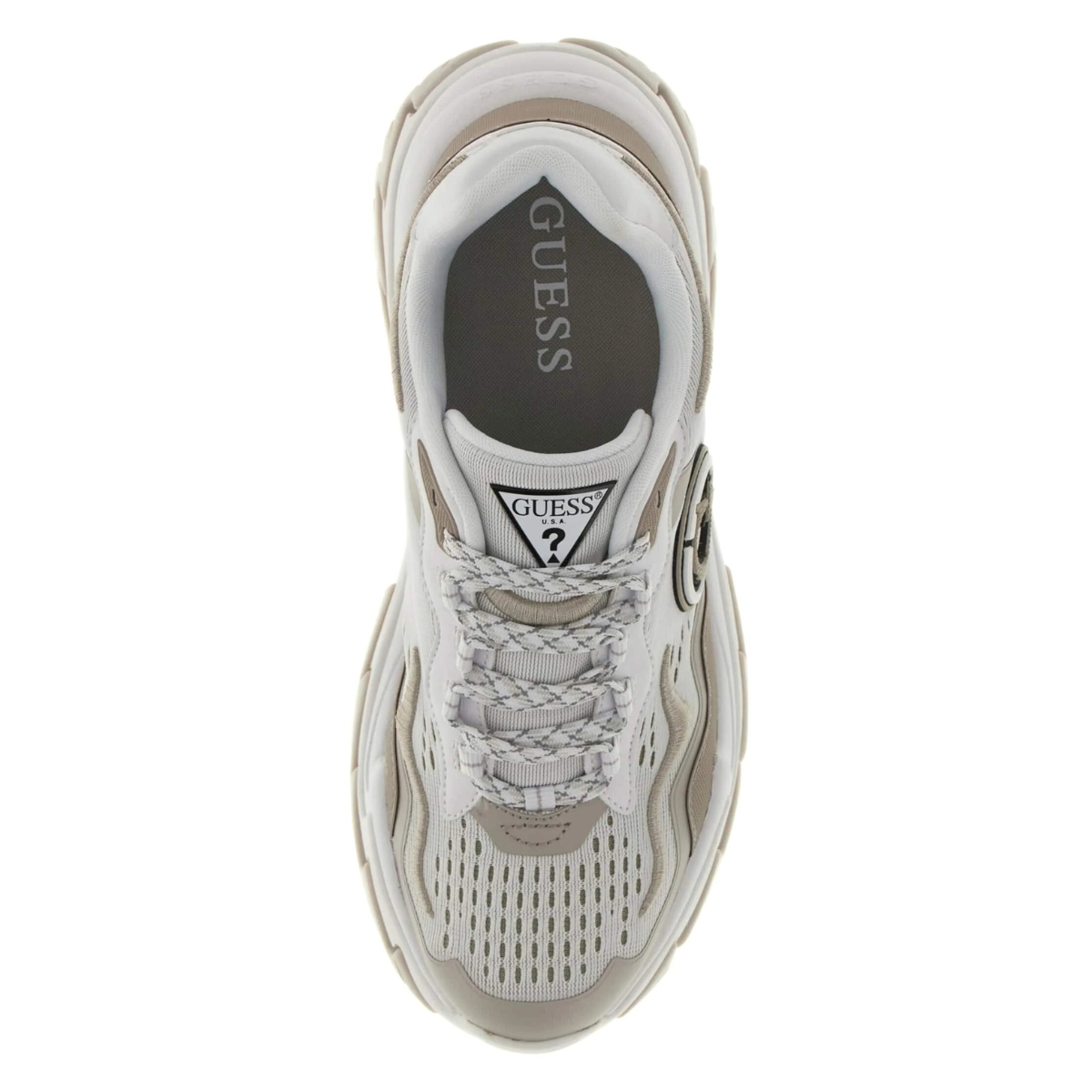 GUESS NENNZO Sneaker women-WHTBEG