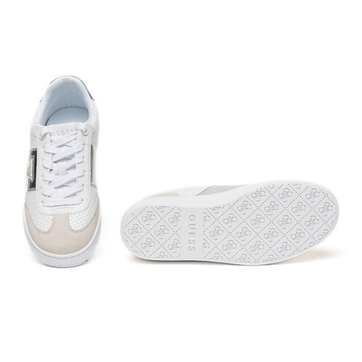 GUESS NOCHEE2 Sneaker women-WHTSLV