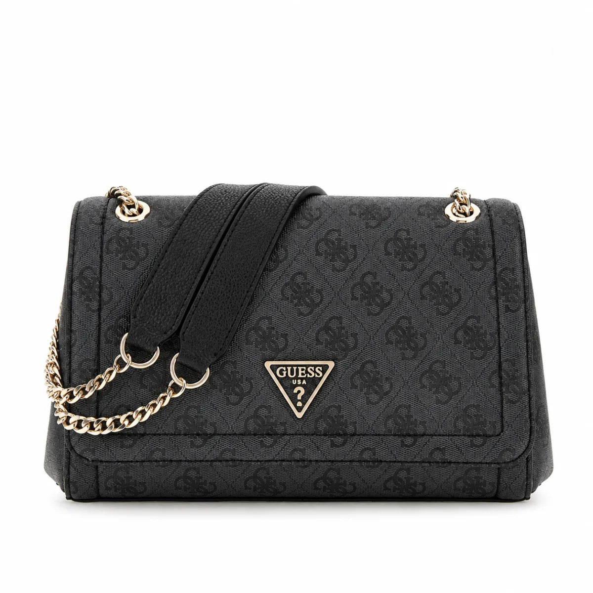 GUESS Noelle 4G Logo Crossbody Bag - Women - BLMX - Black mix