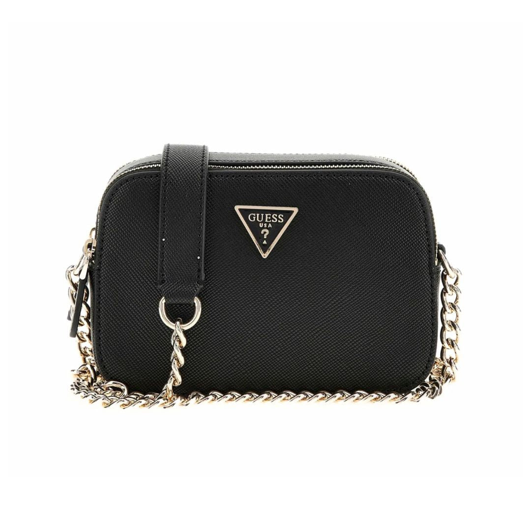 GUESS Noelle Camera Crossbody Bag - BLK - Black