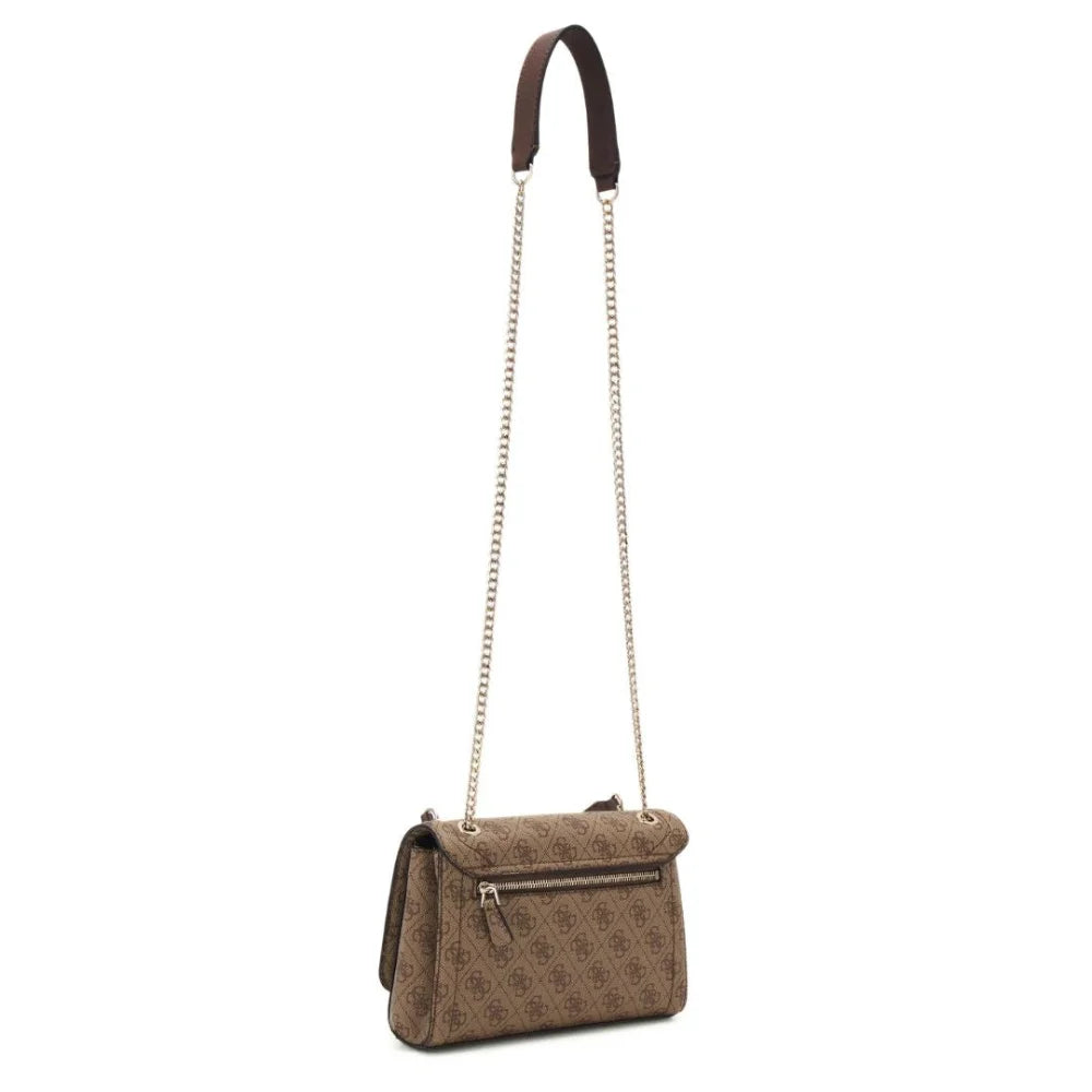 GUESS Noelle Convertible Flap Crossbody Bag Women - BEG - Beige