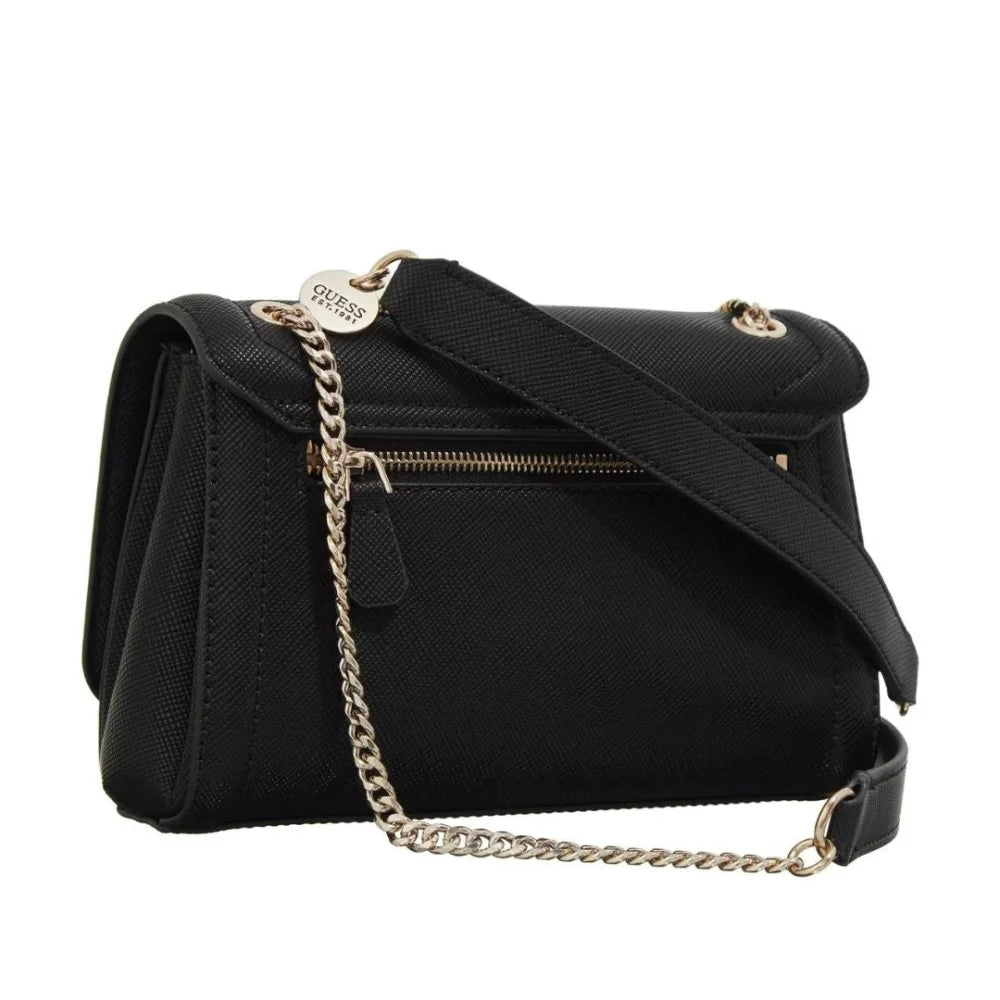 GUESS Noelle Convertible Flap Crossbody Bag Women - BLK - Black