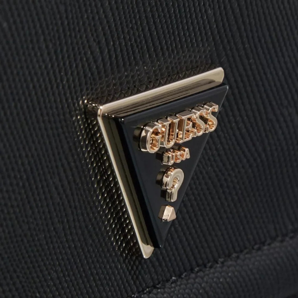 GUESS Noelle Convertible Flap Crossbody Bag Women - BLK - Black