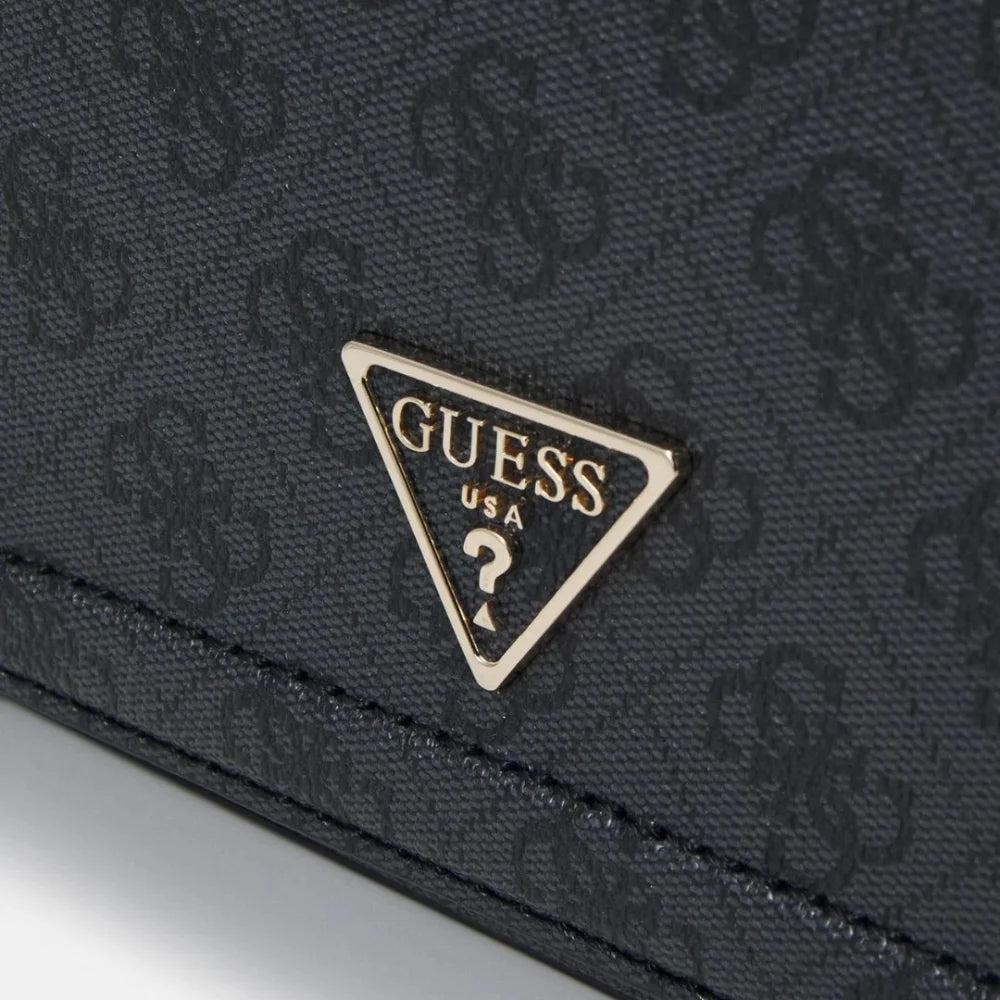 GUESS Noelle Convertible Flap Crossbody Bag Women - COL - Coal