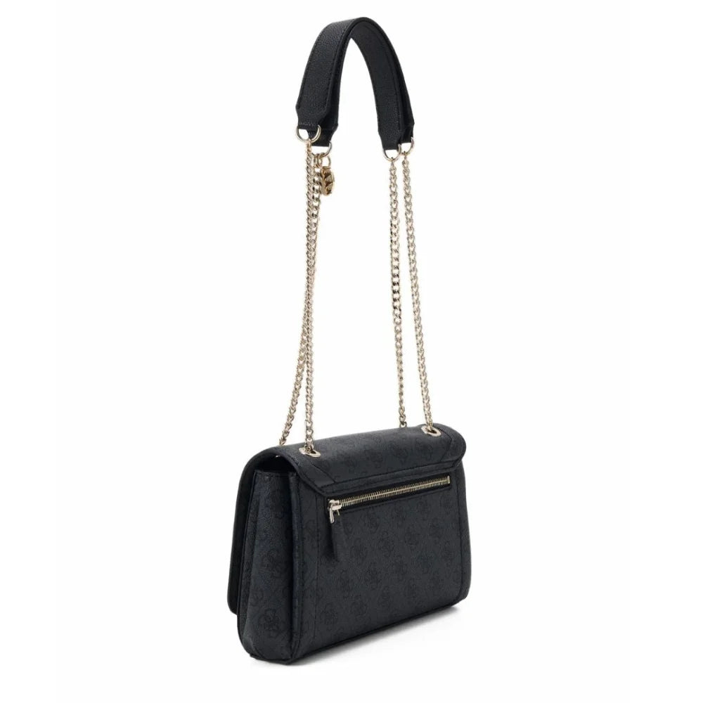GUESS Noelle Convertible Flap Crossbody Bag Women - COL - Coal