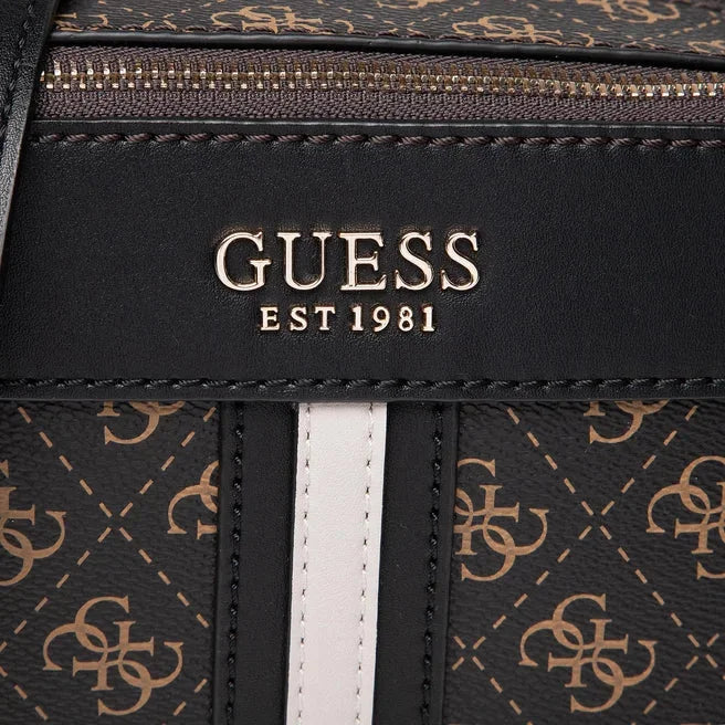 GUESS Noelle Crossbody Camera Bag - BRN - Brown