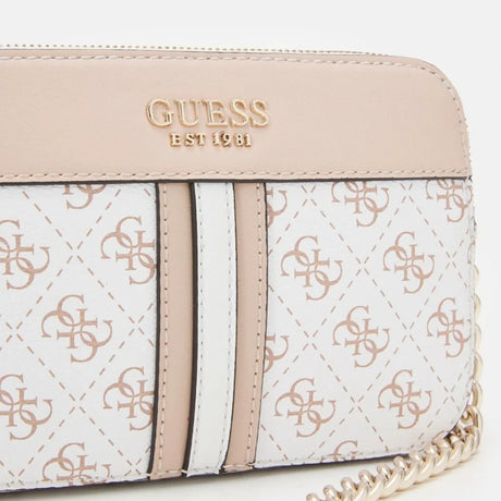 GUESS Noelle Crossbody Camera Bag - WHT - White - Bags