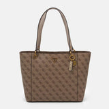 GUESS Noelle Small Elite Tote - Latte - Latte - Bags