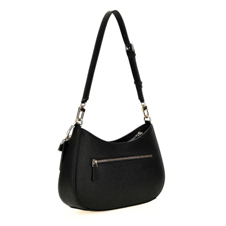 GUESS Noelle Top Zip Shoulder Bag - BLK - Black