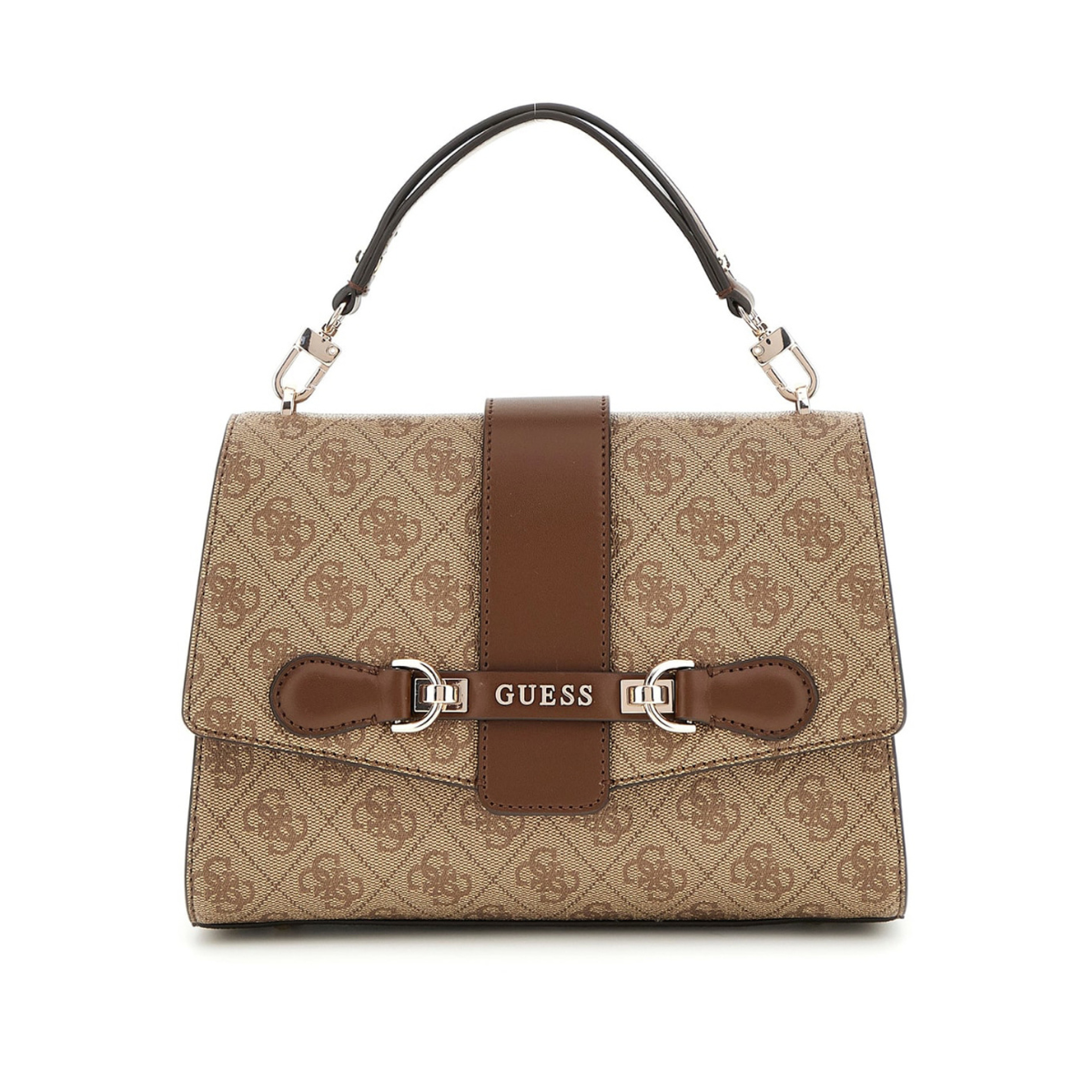 GUESS Nolana Top Handle Flap - BEG - Beige