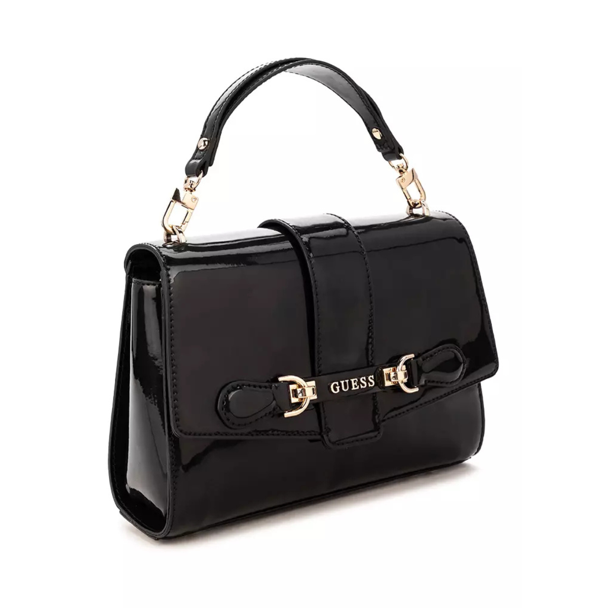 GUESS Nolana Top Handle Flap - BLK - Black