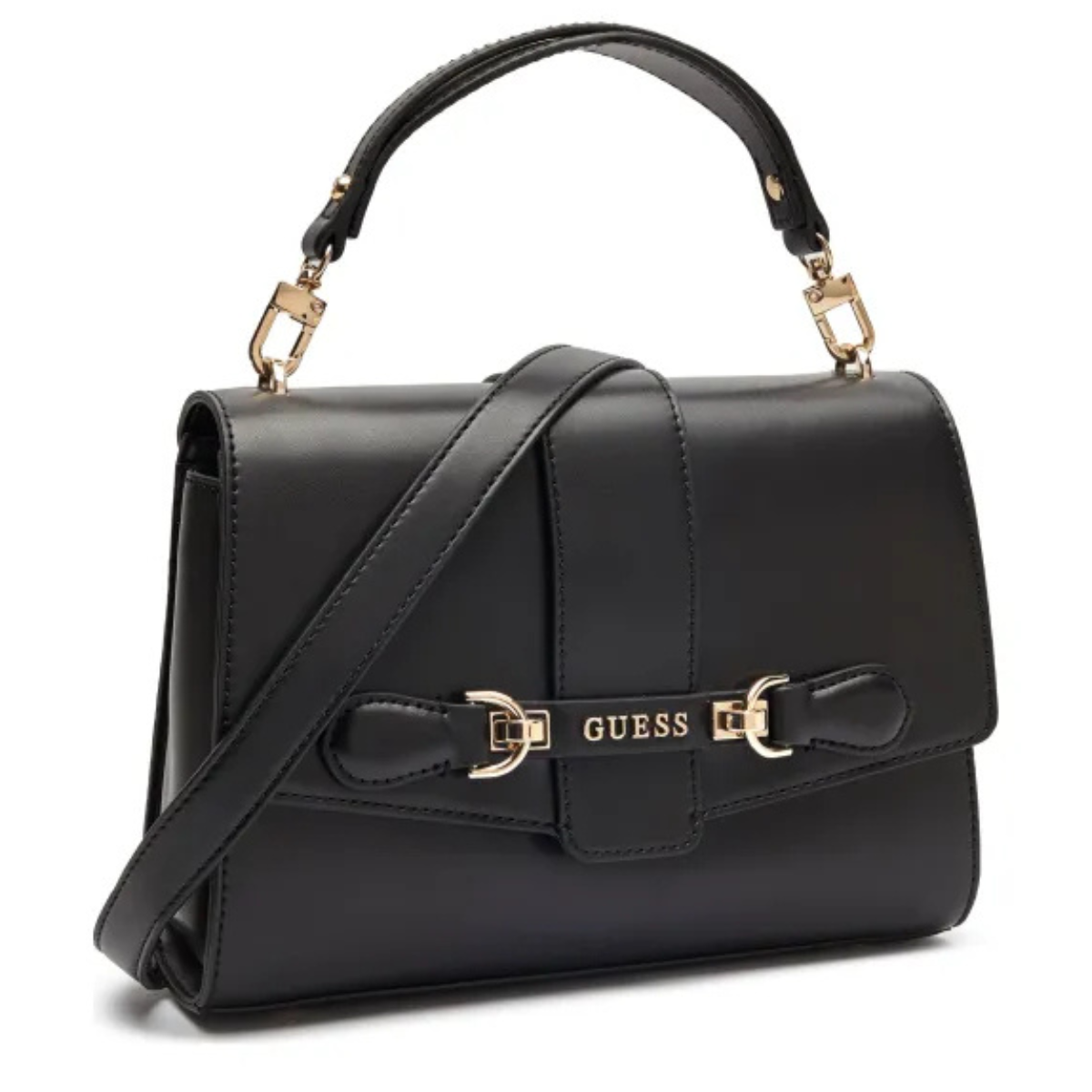 GUESS Nolana Top Handle Flap - BLK - Black