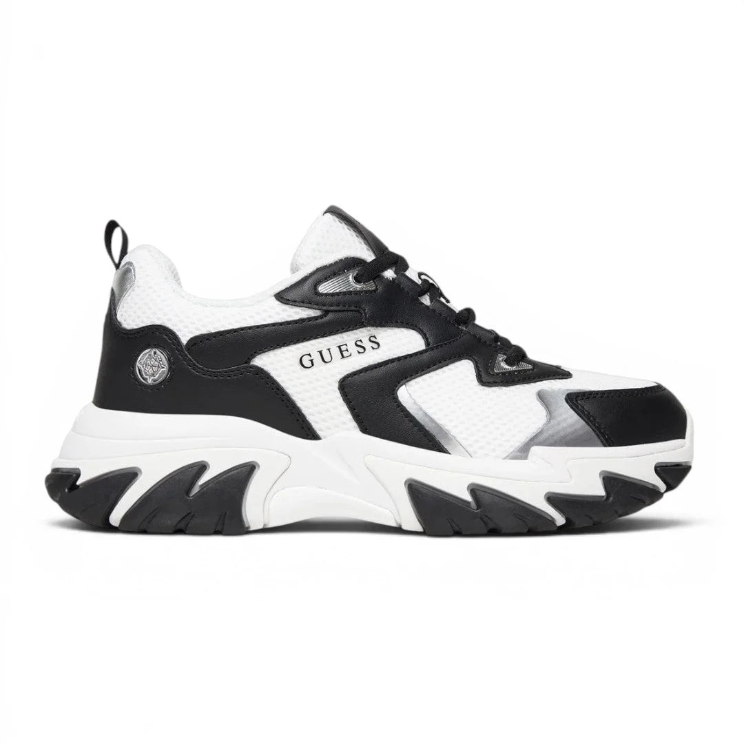 GUESS Notiss Logo Lace-up Sneakers Women - BLKWHT - Black-White / 35