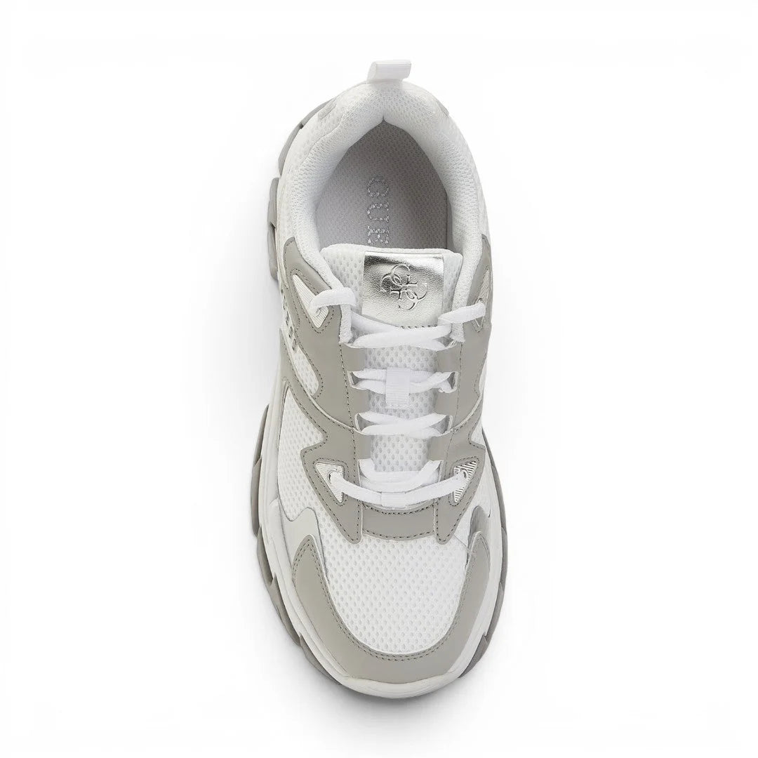 GUESS Notiss Logo Lace-up Sneakers Women - WHTGRY