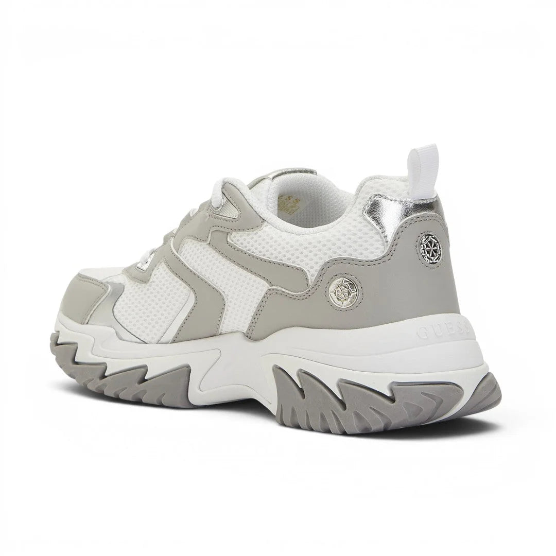 GUESS Notiss Logo Lace-up Sneakers Women - WHTGRY