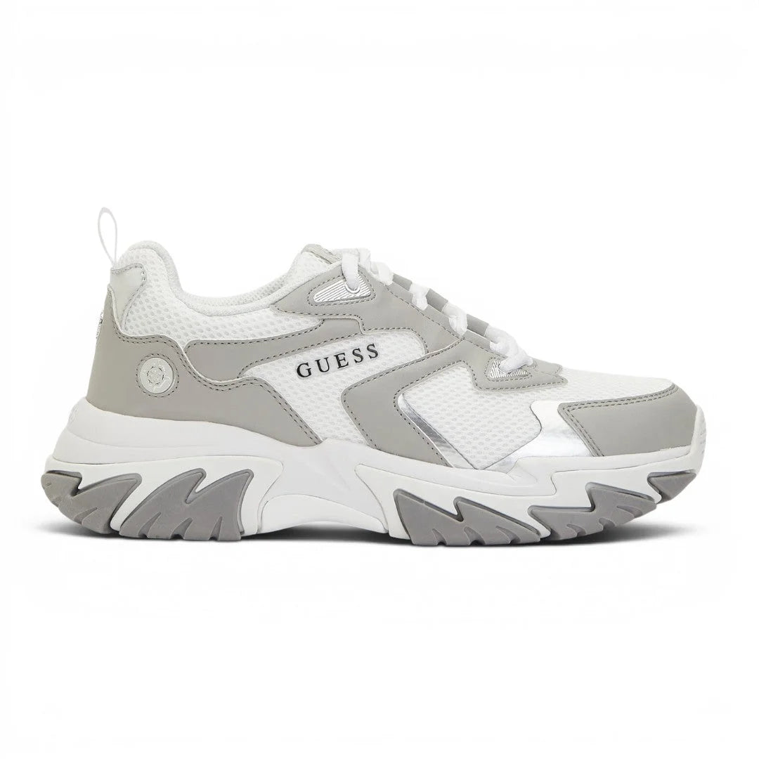 GUESS Notiss Logo Lace-up Sneakers Women - WHTGRY - White-Gray / 35
