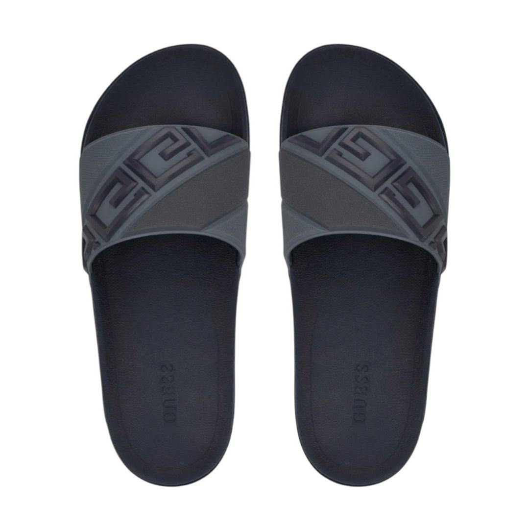 GUESS Odent Men’s Slides BLKGRY Black / Gray / 40