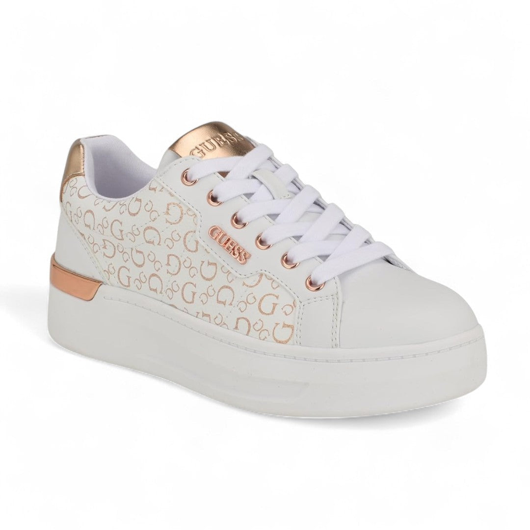 GUESS Onna Low-Top Logo Sneakers Women - WHTGLD