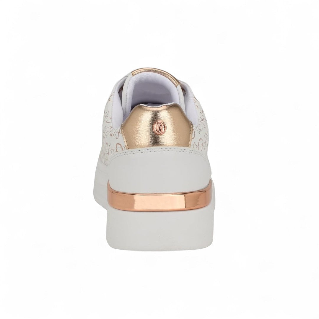GUESS Onna Low-Top Logo Sneakers Women - WHTGLD