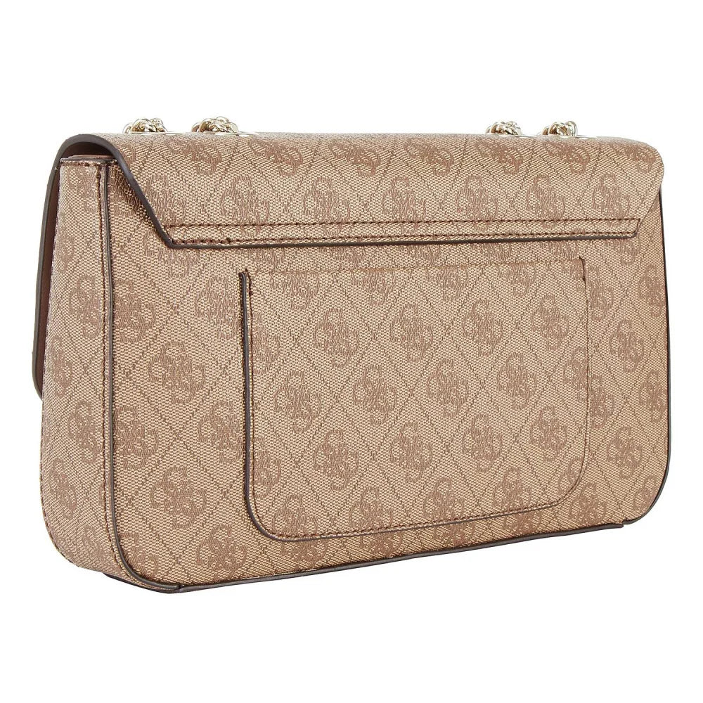 GUESS Open Road Beige Repeat Logo - Brown - Bags