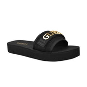 GUESS Peers Logo Slide Sandals - BLK - Black / 37