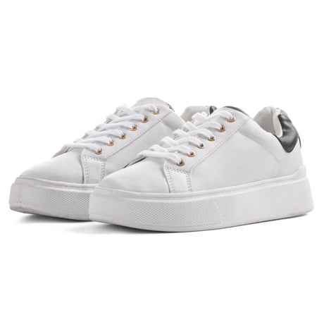 GUESS Perhaps Low - Top Platform Sneakers Women - WHTBLK Shoes