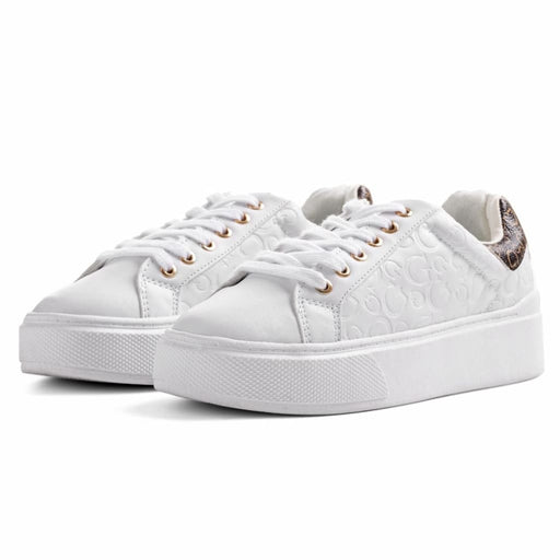 GUESS Perhaps Low - Top Platform Sneakers Women - WHTBRN Shoes
