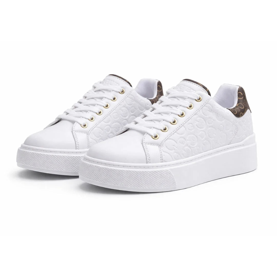 GUESS Perhaps Low-Top Platform Sneakers Women - WHTBRN
