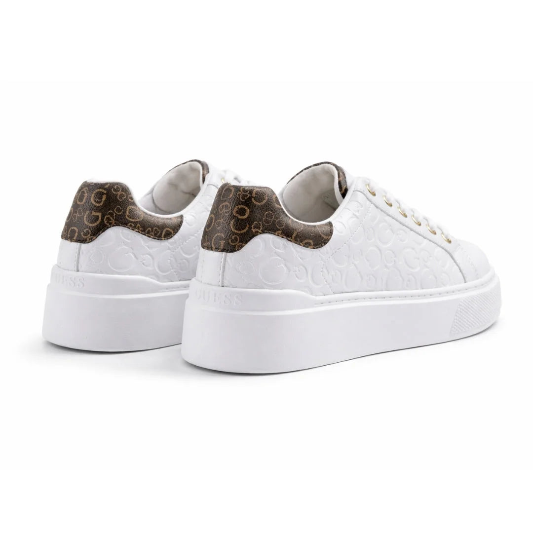 GUESS Perhaps Low-Top Platform Sneakers Women - WHTBRN
