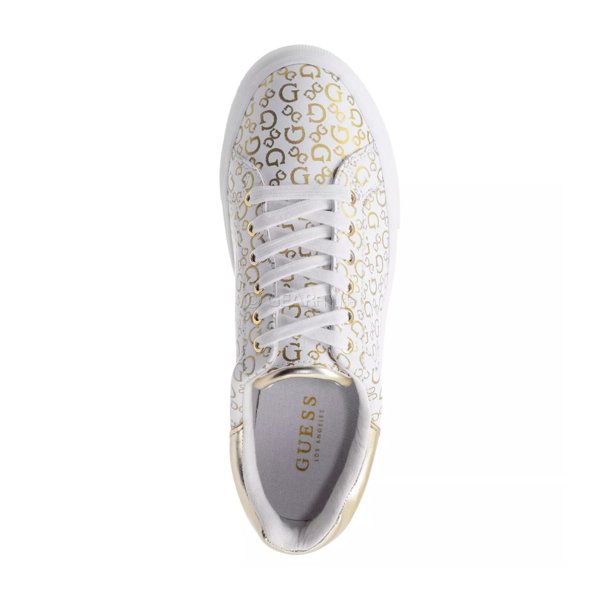 GUESS Perhaps Low-Top Platform Sneakers Women - WHTGLD