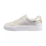 GUESS Perhaps Low-Top Platform Sneakers Women - WHTGLD
